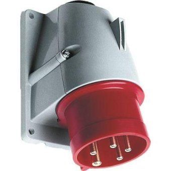 вилка эл. каб. 32а 3p+n+e ip44 для монтажа на поверхности abb 2cma193331r1000 от магазина Штепсель и батарейка.