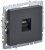 розетка компьютерная сп rj45 кат.5e brite рк10-брг механизм графит iek br-k10-1-k53 от магазина Штепсель и батарейка.