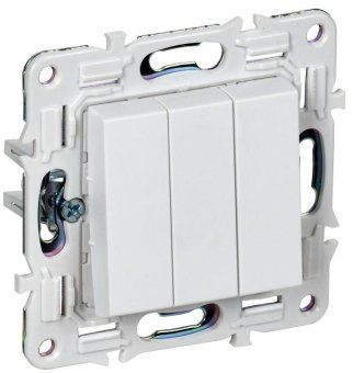 выключатель 3-кл. skandy 10а sk-v11w арктич. бел. iek sk-v30-0-10-k01 от магазина Штепсель и батарейка. - фото_3