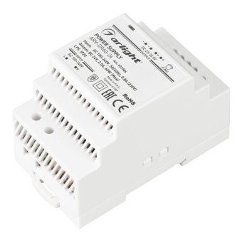 блок питания arv-dr60-24 24в 2.5а 60вт ip20 din-рейка arlight 031086 от магазина Штепсель и батарейка.