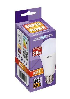 лампа светодиодная pled-sp 30вт a65 5000к холод. бел. e27 230/50 jazzway 5019720 от магазина Штепсель и батарейка. - фото_3