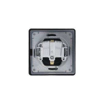 розетка 1-м сп 1мод. glossa 16а ip44 с заземл. защ. шторки с крышкой в сборе антрацит se gsl000748 от магазина Штепсель и батарейка. - фото_5