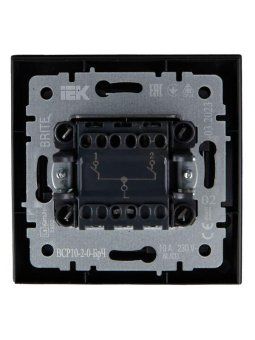 выключатель 2-кл. сп brite вср10-2-0-брч 10а в сборе черн. iek br-v20-0-10-k02-f от магазина Штепсель и батарейка. - фото_5