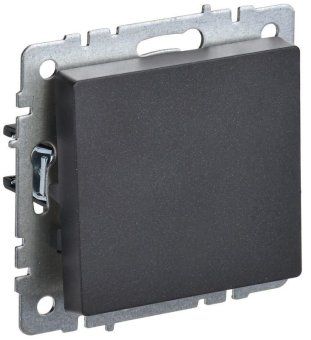 выключатель проходной 1-кл. сп brite вс10-1-6-брч 10а механизм черн. iek br-v12-0-10-k02 от магазина Штепсель и батарейка. - фото_2