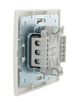 переключатель проходной 2-кл. сп mira 10а ip20 с бел.вставкой бел. lezard 701-0202-106 от магазина Штепсель и батарейка. - фото_2