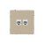 розетка компьютерная 2-м kant rj45 кат.5e без шторки ванильн. марципан dkc 7015664 от магазина Штепсель и батарейка.