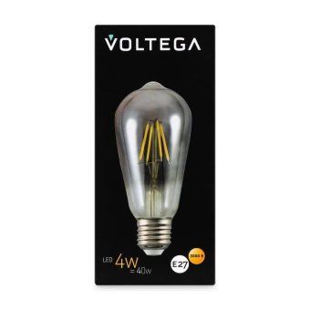 лампа светодиодная loft led st64 4вт 3000к e27 voltega 8512 от магазина Штепсель и батарейка. - фото_6