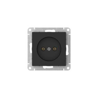 розетка atlasdesign 16а без заземл. без шторок быстрозажим. клем. механизм карбон se atn001041s от магазина Штепсель и батарейка.
