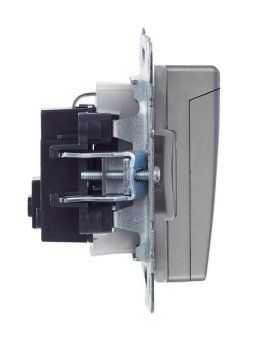 розетка brite рсбш10-3-44-брс 16а ip44 с заземл. защ. шторки с крышкой механизм сталь iek br-r16-16-44-k46 от магазина Штепсель и батарейка. - фото_2