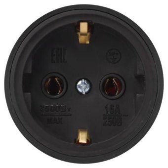 розетка rx11-b-ip44 16а ip44 прямая с заземл. каучук черн. эра б0069325 от магазина Штепсель и батарейка. - фото_9