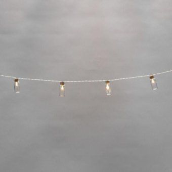 гирлянда светодиодная "баночки" 1.5м 10led тепл. бел. 0.1вт ip20 провод пвх прозр. элементы питания 2хaa (не в компл.) neon-night 303-096 от магазина Штепсель и батарейка. - фото_8