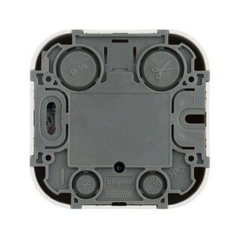 розетка компьютерная 1-м оп quteo rj45 кат.5e utp бел. leg 782224 от магазина Штепсель и батарейка. - фото_3