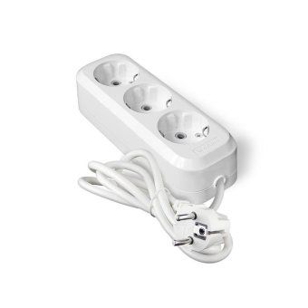 удлинитель 3х3м с заземл. ip20 е-303а пвс 3х1.5 universal 1722 от магазина Штепсель и батарейка.