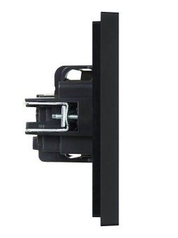 розетка сп forte&piano fp115 16а с заземл. защ. шторки винт. крепл. черн. iek fp-r14-16-k02 от магазина Штепсель и батарейка. - фото_4
