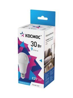 лампа светодиодная а70 30вт 4500к е27 174-265в космос lkecled30wa70e2745 от магазина Штепсель и батарейка.