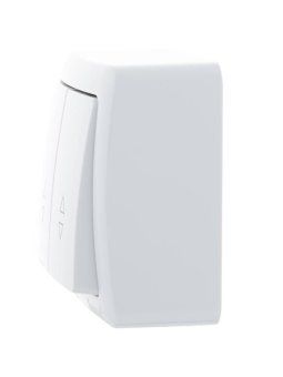 переключатель проходной 2-кл. 2п оп viola 10а ip20 бел. lezard 751-0200-106 от магазина Штепсель и батарейка. - фото_3