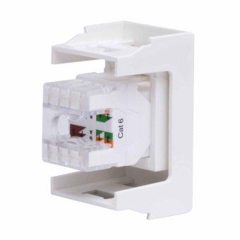 розетка компьютерная 1-м 1мод. viva rj45 кат.6 бел. dkc 45058 от магазина Штепсель и батарейка. - фото_3