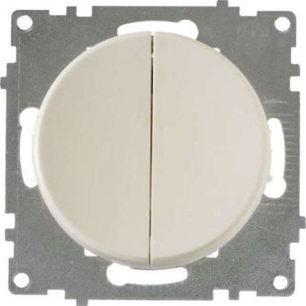 выключатель 2-кл. сп florence 10а ip20 механизм беж. (1e31501301) onekeyelectro 2172799 от магазина Штепсель и батарейка.