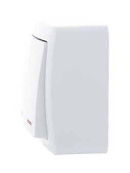 выключатель 2-кл. 1п оп viola 10а ip20 с подсветкой бел. lezard 751-0200-112 от магазина Штепсель и батарейка. - фото_3