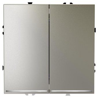 выключатель 2-кл. сп s70 10а с подсветкой механизм шелк voltum vls020204 от магазина Штепсель и батарейка. - фото_2