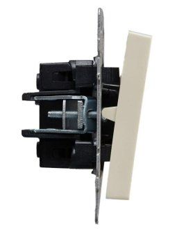 выключатель проходной 2-кл. сп brite вс10-2-6-бркр 10а механизм беж. iek br-v22-0-10-k10 от магазина Штепсель и батарейка. - фото_3