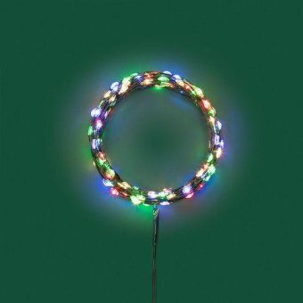 гирлянда светодиодная роса с контроллером 20м 200 led мультиколор ip20 230в зел. провод neon-night 303-269 от магазина Штепсель и батарейка. - фото_10