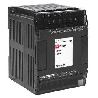 модуль аналогового вывода remf 4 pro-logic (без поверки) ekf remf-a-4ao от магазина Штепсель и батарейка.