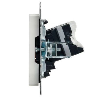 розетка компьютерная двойн. сп rj45 кат.5e brite рк10-2-брб механизм бел. iek br-k20-1-k01 от магазина Штепсель и батарейка. - фото_7