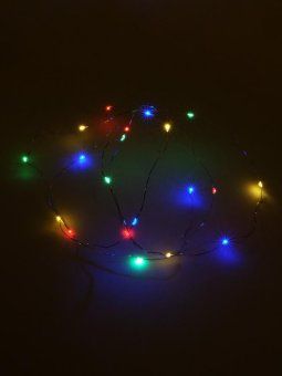 гирлянда "нить" ldm020m-bo 20rgb минидиодов 1.9м ip20 shlights 4690601042125 от магазина Штепсель и батарейка.
