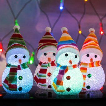 фигура светодиодная "снеговик" 17см 1led rgb 0.1вт ip20 neon-night 513-018 от магазина Штепсель и батарейка. - фото_7