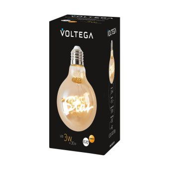 лампа светодиодная филаментная loft 271 g80 3вт 2400к e27 voltega 8583 от магазина Штепсель и батарейка. - фото_7