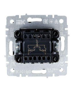 выключатель 2-кл. сп brite вс10-2-1-брш 10а с индик. механизм шампань iek br-v20-1-10-k37 от магазина Штепсель и батарейка. - фото_5