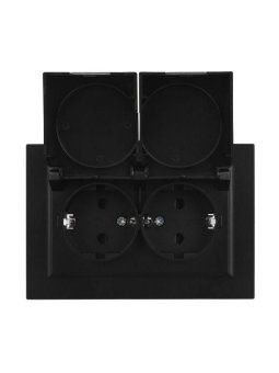 розетка 2-м сп brite рсбш12-3-44-брч 16а в сборе ip44 с крышкой черн. iek br-r26-16-44-k02-f от магазина Штепсель и батарейка. - фото_10