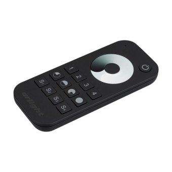 пульт smart-r24-dim black (4 зоны 2.4g) ip20 пластик arlight 023475 от магазина Штепсель и батарейка.