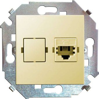 розетка компьютерная сп simon 15 rj45 кат.5e systimax механизм сл. кость simon 1591598-031 от магазина Штепсель и батарейка.