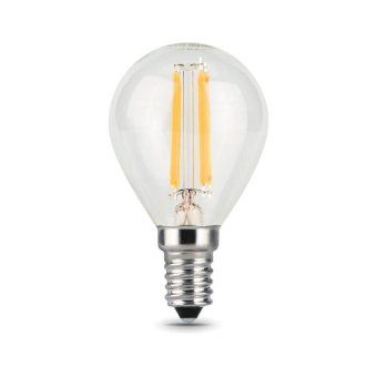 лампа светодиодная филаментная black filament 11вт p45 шар 2700к тепл. бел. e14 810лм gauss 105801111 от магазина Штепсель и батарейка. - фото_3