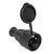 розетка переносная 16а ip44 230в 2p+pe с защ. крышкой каучук proxima ekf rps-012-16-230-44-r от магазина Штепсель и батарейка. - фото_4
