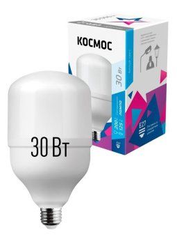 лампа светодиодная hвтled 30вт 220в e27 4500к космос lksmhwled30we2745 от магазина Штепсель и батарейка.