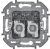 розетка компьютерная 2-м inspiria rj45 кат.5e utp сл. кость leg 673836 от магазина Штепсель и батарейка. - фото_3