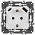 розетка эра elegance 14-4108-01м 2p+e 16a-250в со шторками с usb type-a+c 5в-3а матов. бел. эра б0067710 от магазина Штепсель и батарейка.