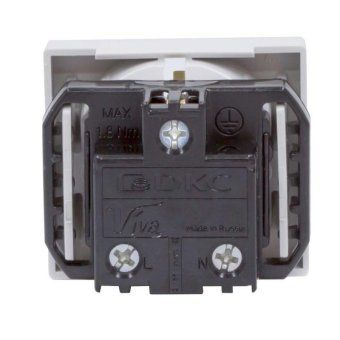 розетка 1-м 2мод. viva 16а ip20 2p+e с заземл. защ. шторки сер. dkc 45025 от магазина Штепсель и батарейка. - фото_3