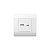 розетка usb new3-e тип a+c 5в/2.1а бел. chint 431551 от магазина Штепсель и батарейка.