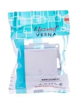 переключатель проходной 1-кл. сп vesna механизм бел. lezard 742-0288-105 от магазина Штепсель и батарейка.
