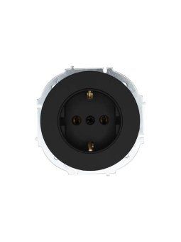 розетка 1-м osen ip20 16а с заземл. пбт механизм черн. бархат lezard 743-4288-122b от магазина Штепсель и батарейка.