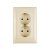 розетка 2-м сп valena 16а ip20 2p+e с заземл. немецк. стандарт сл. кость (diy-упак.) leg 695616 от магазина Штепсель и батарейка. - фото_2