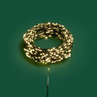 гирлянда светодиодная роса с контроллером 200м 2000 led теплый бел. ip20 230в зел. провод neon-night 303-936 от магазина Штепсель и батарейка. - фото_4