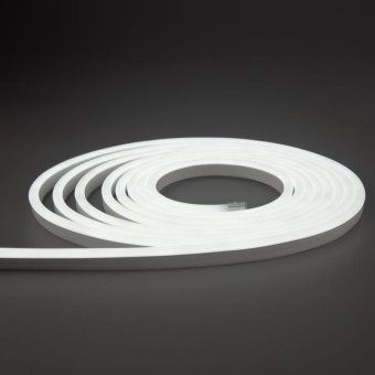 шнур светодиодный гибкий неон led smd 8х16мм 120led/м односторонний бел. 5м neon-night 131-005 от магазина Штепсель и батарейка. - фото_8
