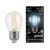 лампа светодиодная филаментная black filament 7вт p45 шар 4100к нейтр. бел. e27 580лм gauss 105802207 от магазина Штепсель и батарейка.