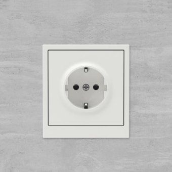 розетка силовая kant 2p+e защ. шторки бел. песок dkc 7010003 от магазина Штепсель и батарейка. - фото_6