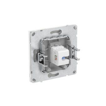розетка компьютерная 1-м kant rj45 кат.5e без шторки бел. магнолия dkc 7000663 от магазина Штепсель и батарейка. - фото_5